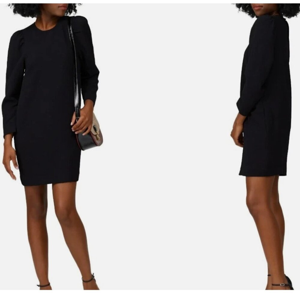 Brochu Walker‎ Bray Dress 3/4-Sleeve Mini Black Size Small